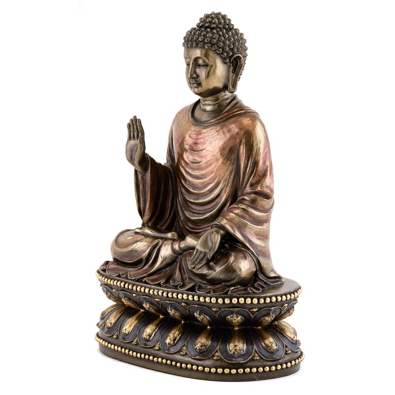 Top Collection Meditating Shakyamuni Buddha Statue Touching the Earth - The Enlightened One Sculpture in Premium Cold Cast Bronze- 9-Inch Supreme Buddha Figurine - Image 2